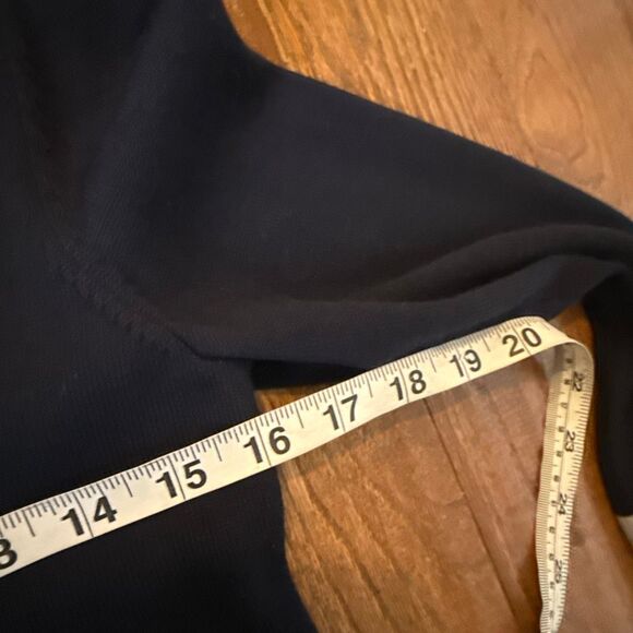 Tory Borch Cicada Merino Wool trim neck tunic sweater xsmall - Picture 8 of 12